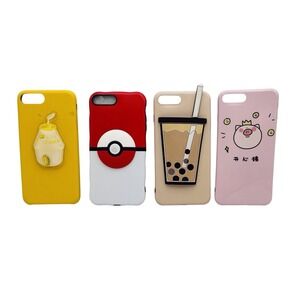 IPhone Cases 7/8 Happy Pig Tapioca Pearls Durian Fruit Pokémon Change (Set Of 4)